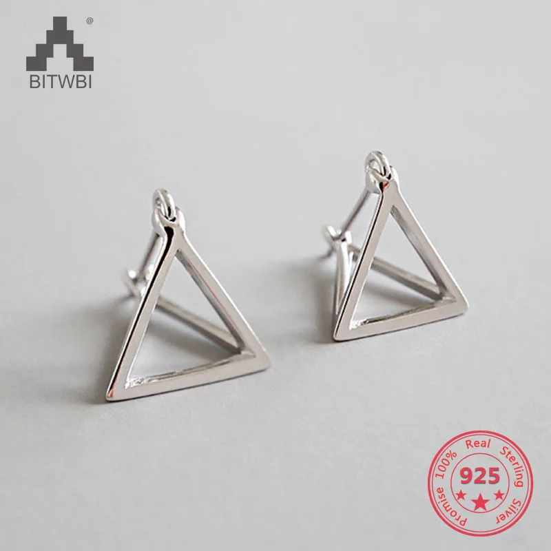 925 Sterling Silver Earrings Rose Gold for Women 2020 Stud Cold Wind Hollow Geometry Three-dimensional Triangle Earring Jewelry
925 Sterling Silver Earrings Rose Gold for Women 2020 Stud Cold Wind Hollow Geometry Three-dimensional Triangle Earring Jewelry