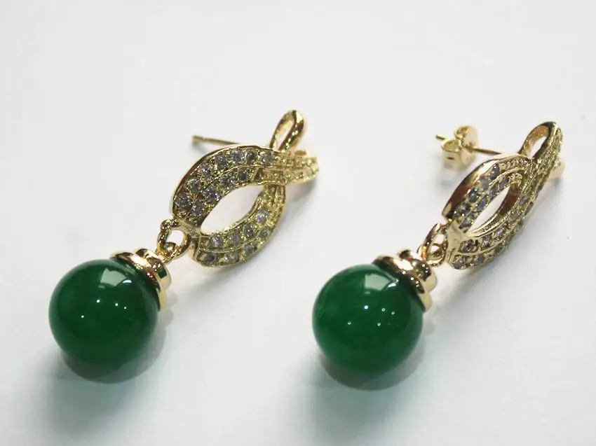 Hot selling> latest fashion lady's nicest with crystal plated leave shape +12mm green new bread earring -Bride jewelry fr
Hot selling> latest fashion lady's nicest with crystal plated leave shape +12mm green new bread earring -Bride jewelry fr