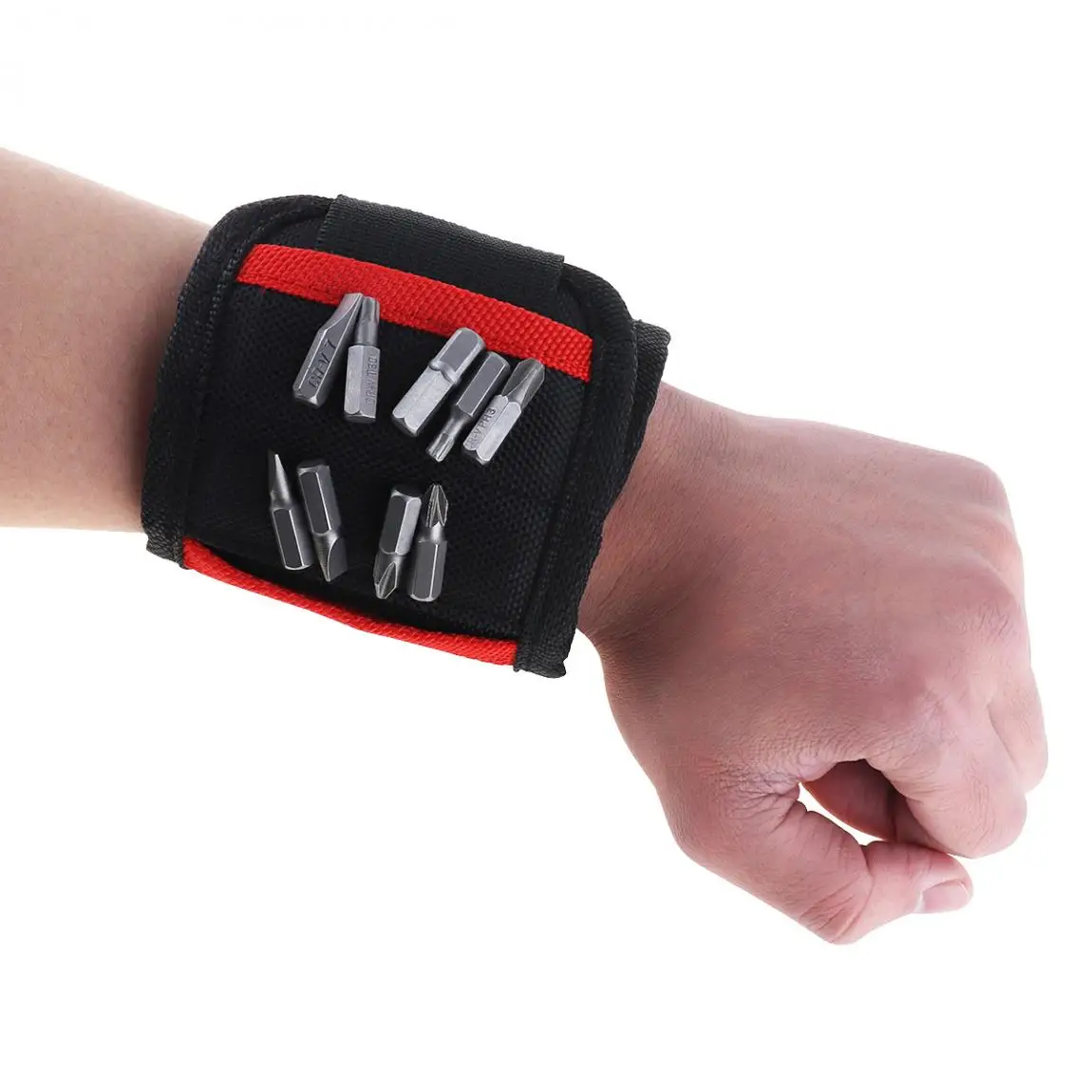 Portable Hand Tool Package Strong Magnetic Wristband Pocket Bag Holding Screws Nails Drill Bits for Repair Tools | Инструменты