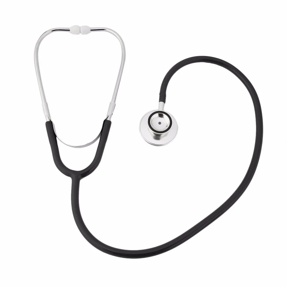 Double Dual Head Stethoscope Single Tube Doctor Nurse Cardiology Stethoscope Aluminium Alloy Chestpiece Health Care new
Double Dual Head Stethoscope Single Tube Doctor Nurse Cardiology Stethoscope Aluminium Alloy Chestpiece Health Care new