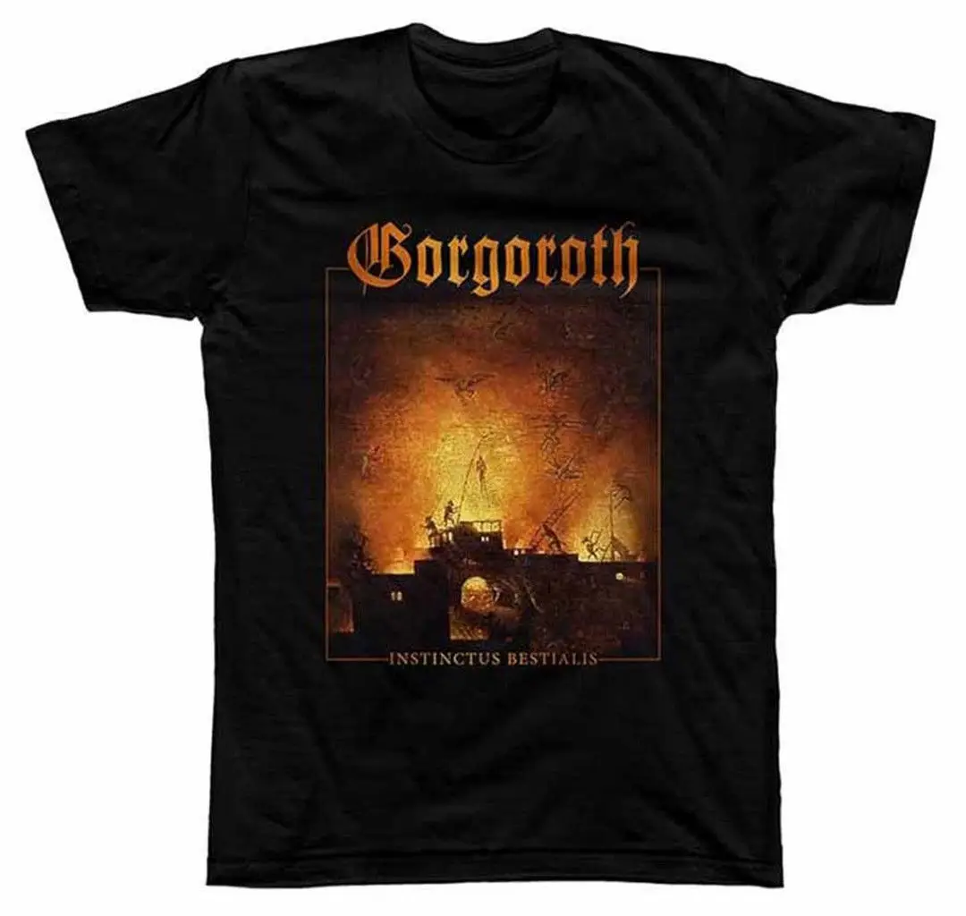 Gorgoroth 'instinctus bestialis' футболка NUOVO e Originale | Мужская одежда