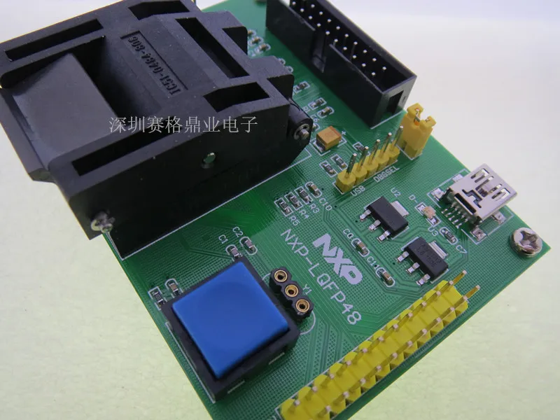 Оригинальное тестовое сиденье NXP IC LPC2101 LPC2102 LPC2103 Программирование сжигания LQFP48