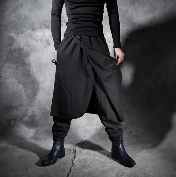 Spring summer male personality mens casual pants culottes chinese style faux two piece pants loose mens harem pants trousers
Spring summer male personality mens casual pants culottes chinese style faux two piece pants loose mens harem pants trousers