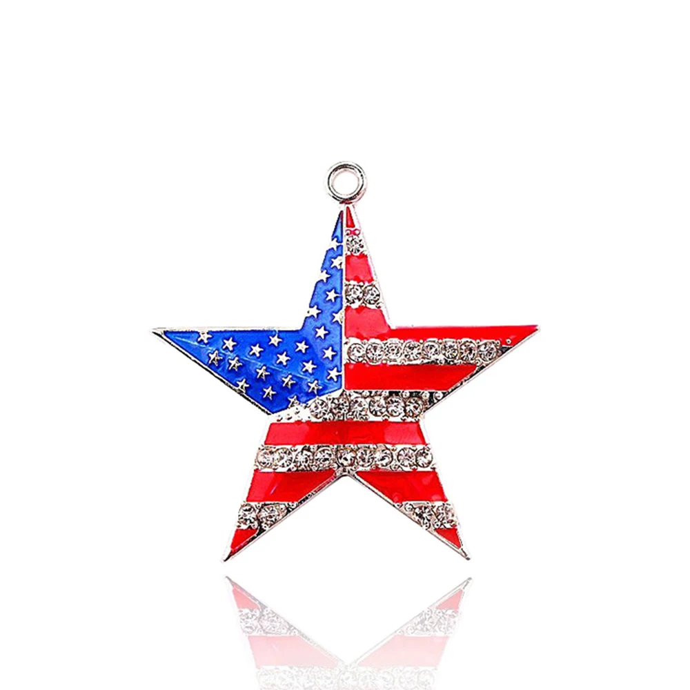 50 pcs/lot free shipping Charm Cute Star Pendant Enamel USA American flag necklace
50 pcs/lot free shipping Charm Cute Star Pendant Enamel USA American flag necklace