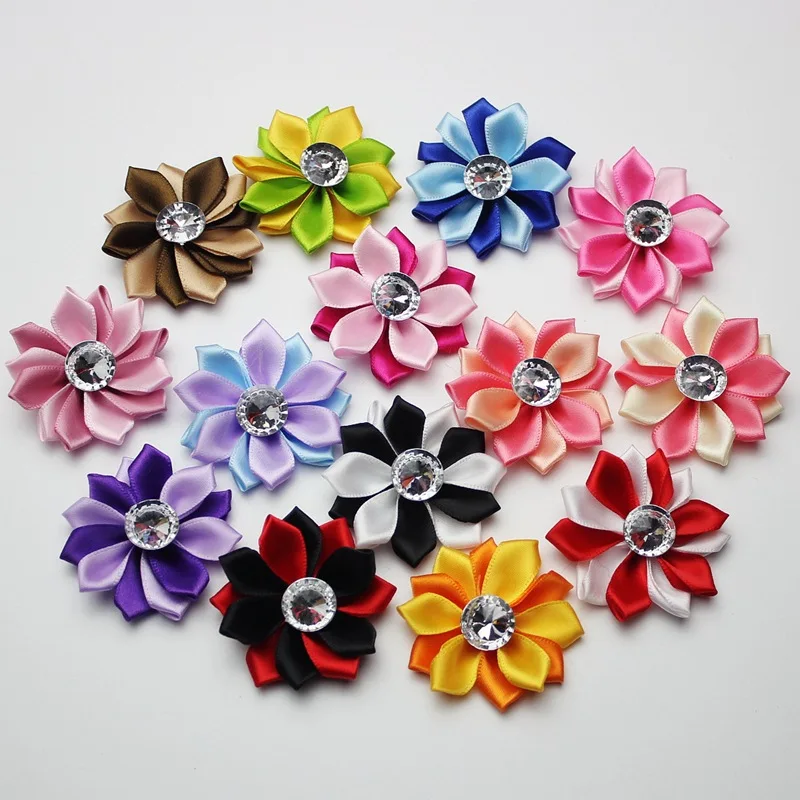 2inch wholesale Mini satin flowers satin rosettes with rhinestone headband,Ribbon Multilayers Flowers
2inch wholesale Mini satin flowers satin rosettes with rhinestone headband,Ribbon Multilayers Flowers