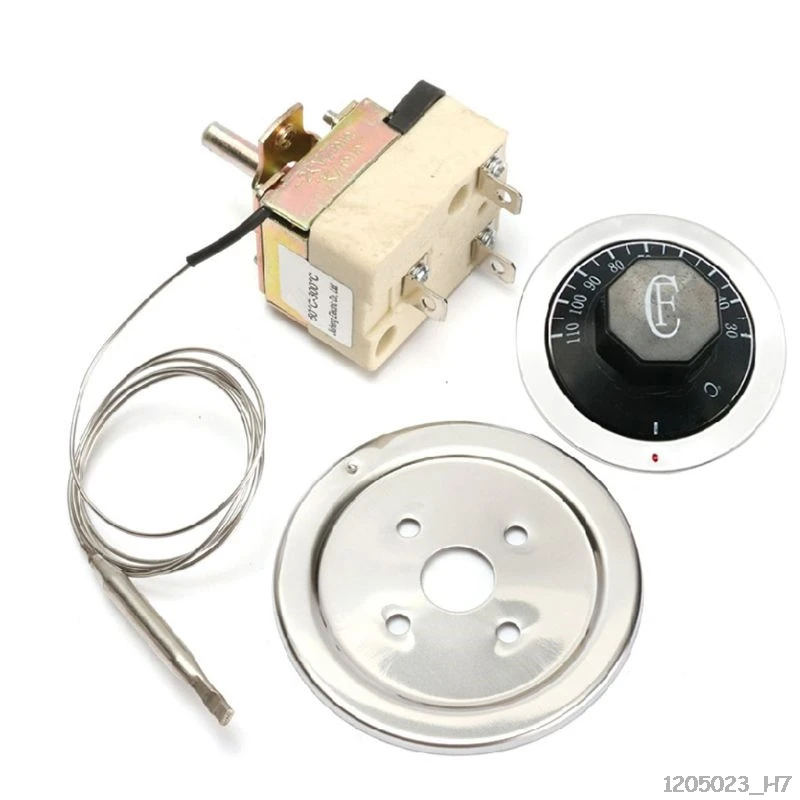New Temperature Controller Thermostat Switch Thermostat Knob Adjustable 50-300 Celsius Mechanical Control Switch
New Temperature Controller Thermostat Switch Thermostat Knob Adjustable 50-300 Celsius Mechanical Control Switch