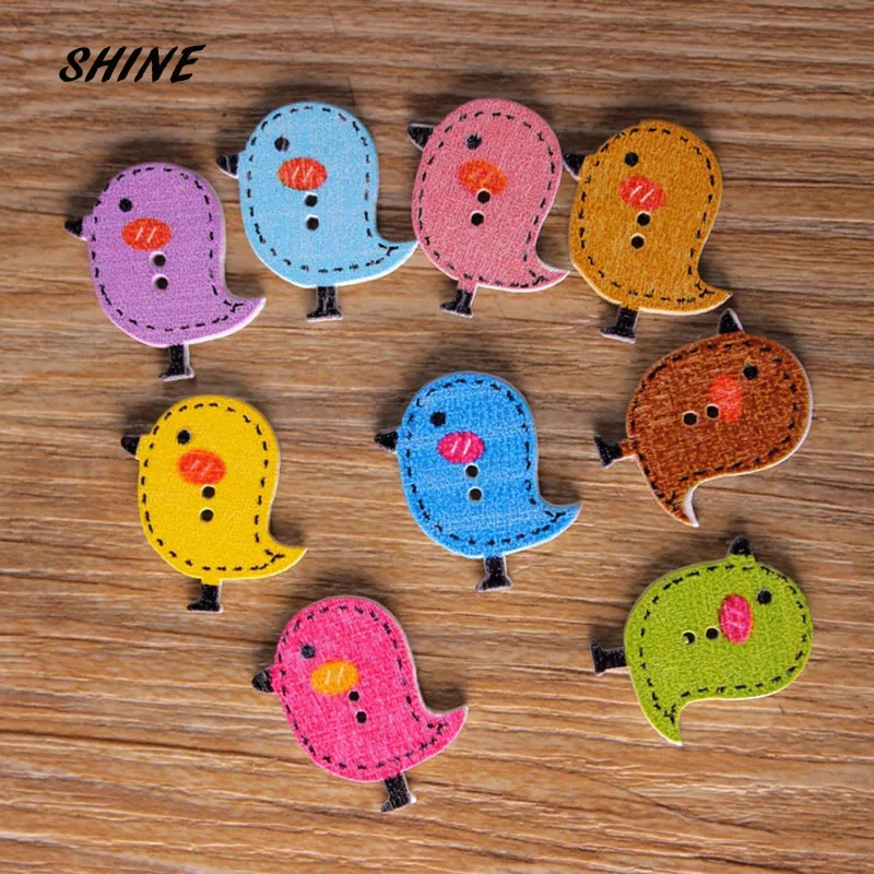 SHINE Wooden Sewing Buttons Scrapbooking Bird Mixed 2 Holes 26 x 21mm 50 PCs Costura Botones Decorate bottoni botoes
SHINE Wooden Sewing Buttons Scrapbooking Bird Mixed 2 Holes 26 x 21mm 50 PCs Costura Botones Decorate bottoni botoes