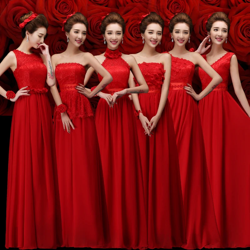 2017 new Bridesmaid Dresses plus size stock cheap under $50 red long chiffon romantic elegant sale sexy fashion simple jyx0258
2017 new Bridesmaid Dresses plus size stock cheap under $50 red long chiffon romantic elegant sale sexy fashion simple jyx0258
