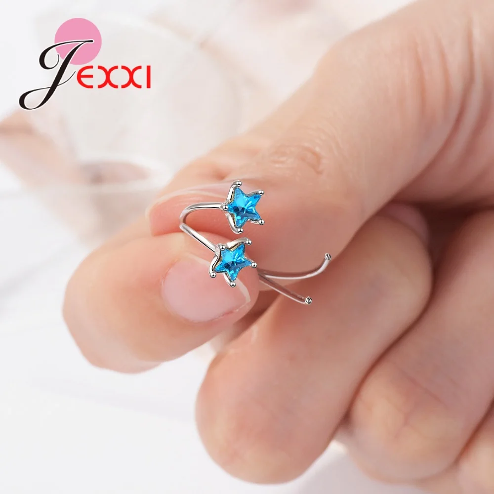 Newest Trendy 925 Silver Women Earring Jewelry Lovely Gifts for Ladies Birthday Anniversary Shiny CZ Star Original Design
Newest Trendy 925 Silver Women Earring Jewelry Lovely Gifts for Ladies Birthday Anniversary Shiny CZ Star Original Design