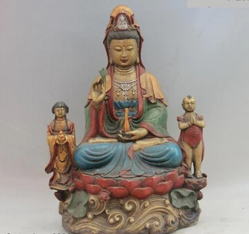 bi001624 China Bronze Color Painted child Boy a Buddism godness Guanyin Kwan-Yin
bi001624 China Bronze Color Painted child Boy a Buddism godness Guanyin Kwan-Yin