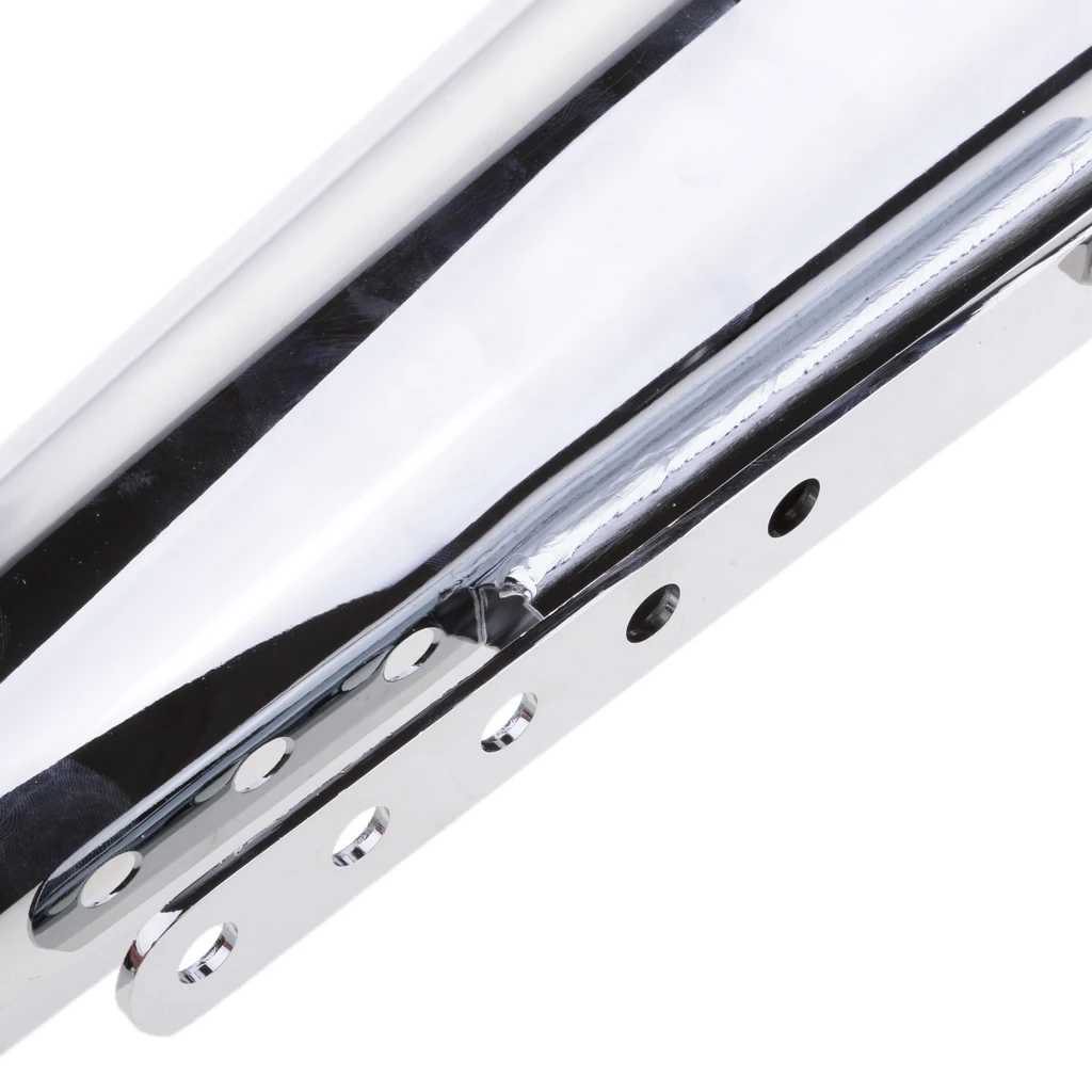 2 inch 50mm Chrome Slip-On Mufflers Exhaust Pipe Tube Assembly Parts Fit for Most Motorcycle
2 inch 50mm Chrome Slip-On Mufflers Exhaust Pipe Tube Assembly Parts Fit for Most Motorcycle