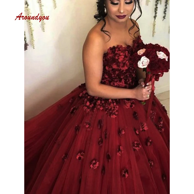 Burgundy Quinceanera Dresses Ball Gown Long Prom Debutante Sixteen Sweet 16 Dress vestidos de 15 anos
Burgundy Quinceanera Dresses Ball Gown Long Prom Debutante Sixteen Sweet 16 Dress vestidos de 15 anos