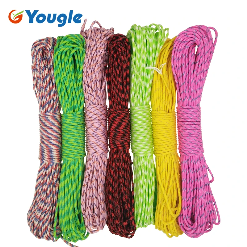 YOUGLE 550 популярный тип III 7 нитей парашютный шнур Mil Spec Core для охоты Paracord 550lb 100FT 88-94
YOUGLE 550 популярный тип III 7 нитей парашютный шнур Mil Spec Core для охоты Paracord 550lb 100FT 88-94