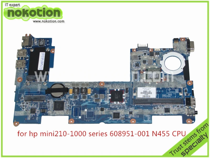 Материнская плата NOKOTION DANM6DMB6D0 REV D для ноутбука HP Mini 210 2102 608951-001 CPU N455 1,66 ГГц DDR3, только материнская плата, полностью протестирована
Материнская плата NOKOTION DANM6DMB6D0 REV D для ноутбука HP Mini 210 2102 608951-001 CPU N455 1,66 ГГц DDR3, только материнская плата, полностью протестирована