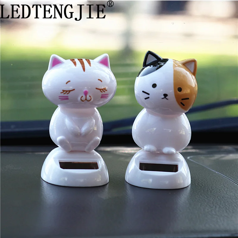 LEDTENGJIE Car Decoration Ornaments 1 Piece Simulation Cat Solar Swinging Head Car Interior Instrument Panel Decoration
LEDTENGJIE Car Decoration Ornaments 1 Piece Simulation Cat Solar Swinging Head Car Interior Instrument Panel Decoration