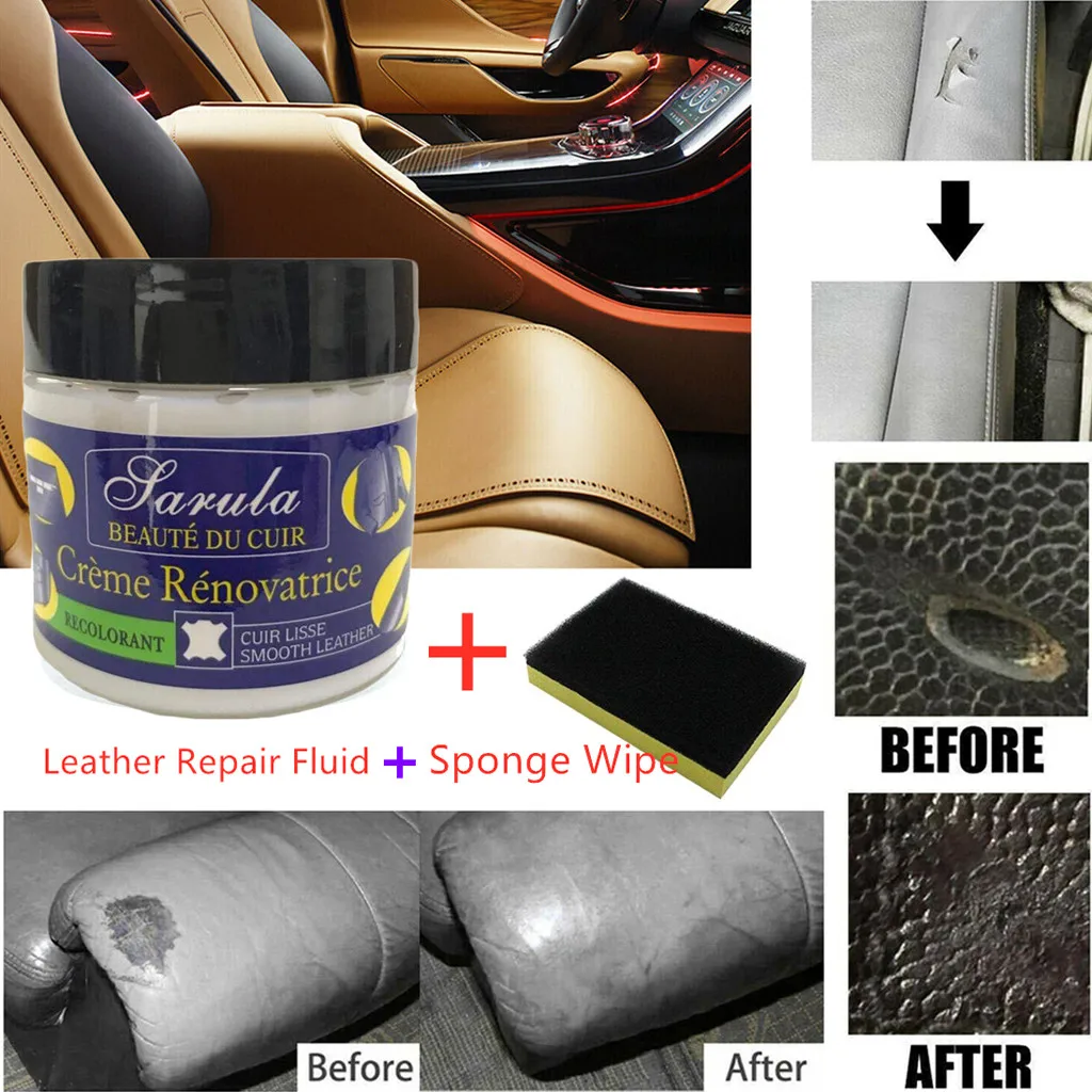 Leather Vinyl Repair Kit Auto Car Seat Sofa Coats Holes Cracks Rips Liquid Leather Repair Tool Restoration Accessories New #864
Leather Vinyl Repair Kit Auto Car Seat Sofa Coats Holes Cracks Rips Liquid Leather Repair Tool Restoration Accessories New #864