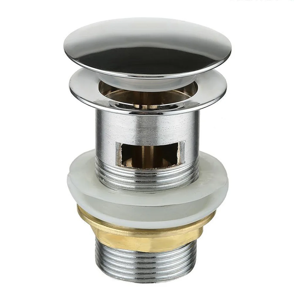 Bathroom Basin Waste Sink Tap Push Button Slotted Zinc alloy Click Clack Basin Sink Tap Drain Bath Overflow Hole Waste Plug
Bathroom Basin Waste Sink Tap Push Button Slotted Zinc alloy Click Clack Basin Sink Tap Drain Bath Overflow Hole Waste Plug