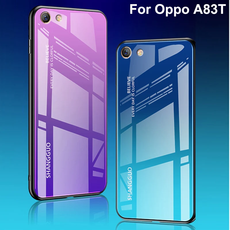 Чехол для Oppo A83T, чехол с закаленным стеклом, Роскошная мягкая силиконовая рамка с градиентом, задняя крышка для телефона Oppo A 83T OppoA83t, чехол s
Чехол для Oppo A83T, чехол с закаленным стеклом, Роскошная мягкая силиконовая рамка с градиентом, задняя крышка для телефона Oppo A 83T OppoA83t, чехол s