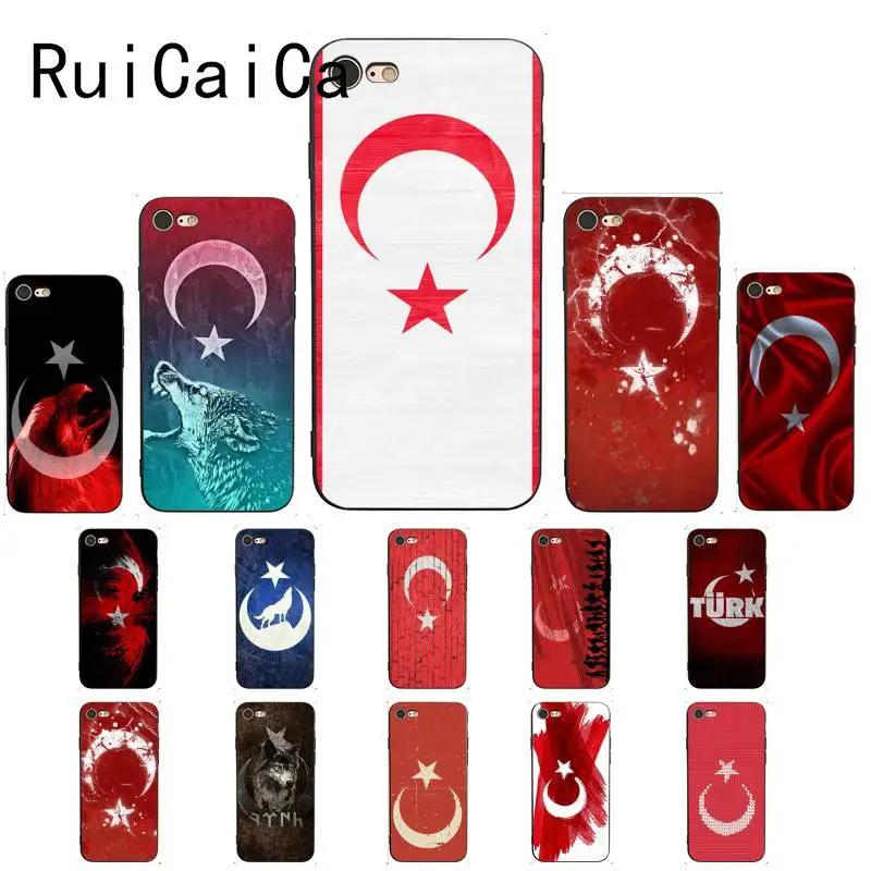 Ruicaica Турецкий флаг разноцветный милый чехол для телефона iPhone 6S 6plus 7plus 8 8Plus X Xs MAX 5 5S