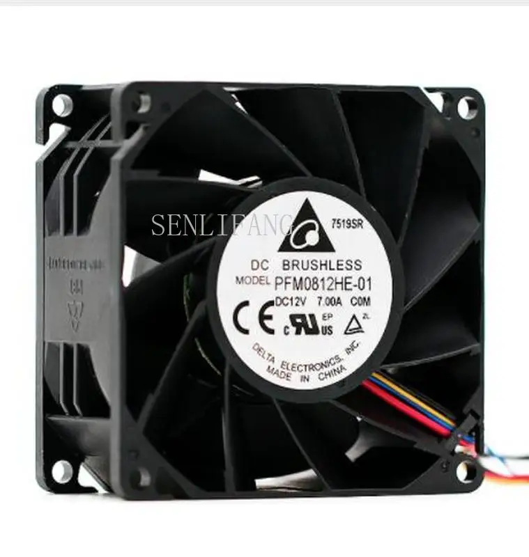 Free shipping PFM0812HE-01 A01 DC 12V 7.00A 80x80x38mm Server powerful axial cooling Fan
Free shipping PFM0812HE-01 A01 DC 12V 7.00A 80x80x38mm Server powerful axial cooling Fan