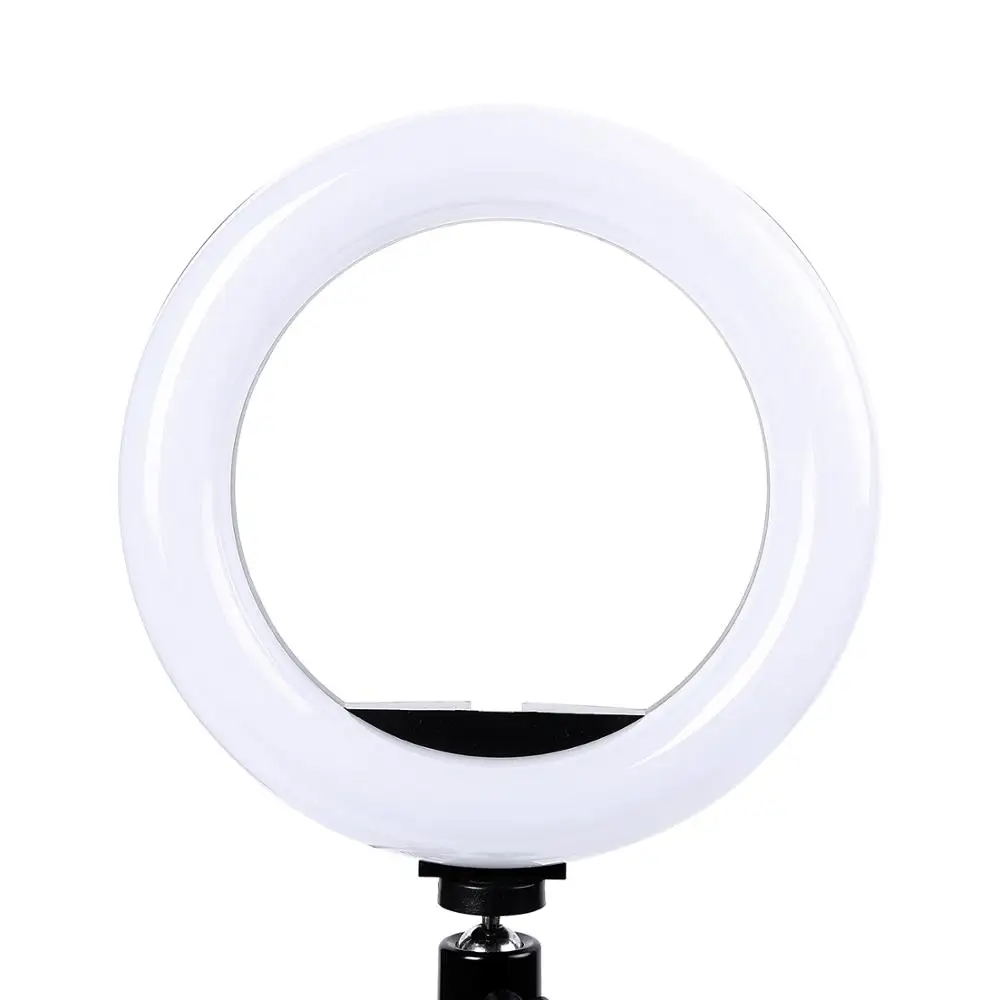 Фото LED селфи палка кольцо заполняющий свет 8 дюймов с регулируемой яркостью