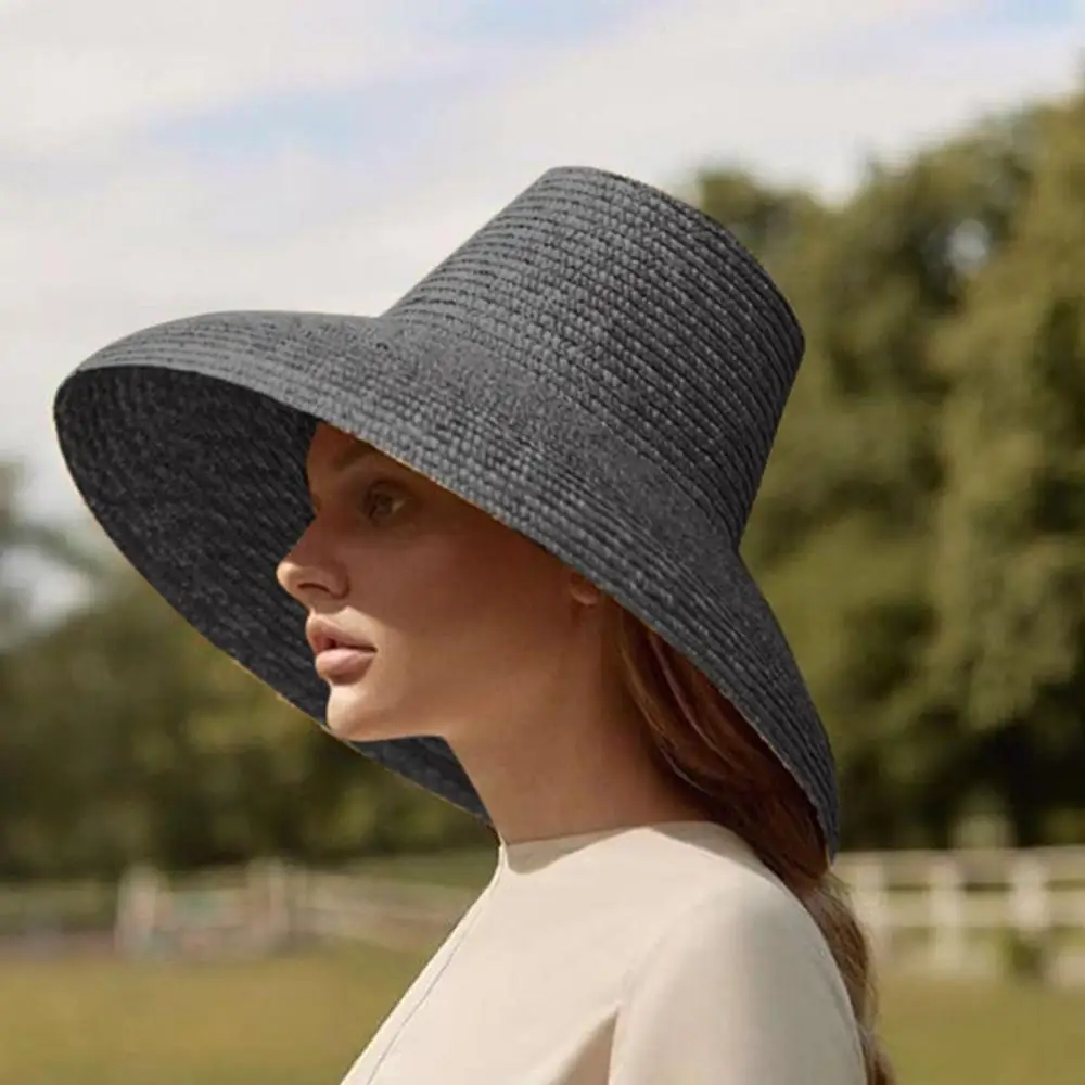 Large Women Beach Summer Hat Anti-UV Sun Protection Wide Brim Visor Cap Cover Boho Straw Hats Sombrero Mujer Verano Wholesale c
Large Women Beach Summer Hat Anti-UV Sun Protection Wide Brim Visor Cap Cover Boho Straw Hats Sombrero Mujer Verano Wholesale c