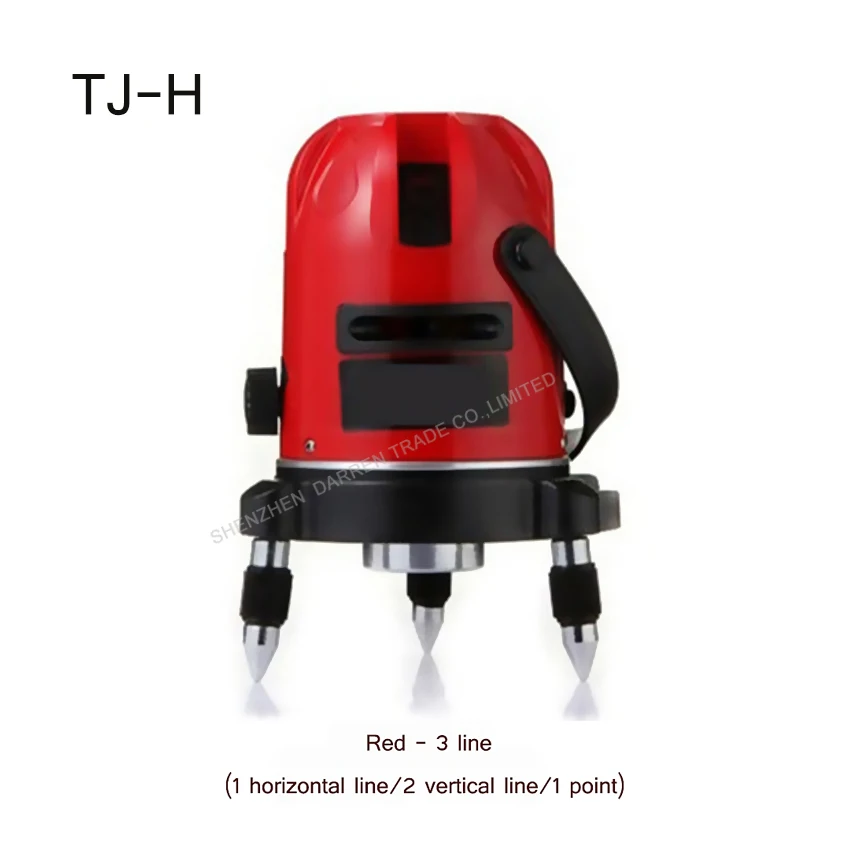 1PC New Vertical Horizontal Line Rotate 360 degrees Cross Laser Level TJ-H 5MW Red 3 lines 1 Point Laser level Leveler
1PC New Vertical Horizontal Line Rotate 360 degrees Cross Laser Level TJ-H 5MW Red 3 lines 1 Point Laser level Leveler