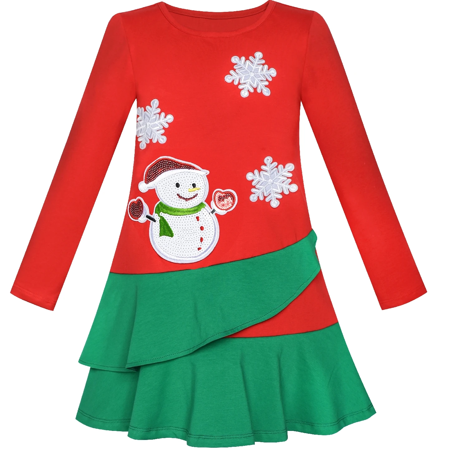 Girls Dress Long Sleeve Christmas Snowman Holiday Party Cotton 2020 Summer Princess Wedding Dresses Kids Clothes Pageant
Girls Dress Long Sleeve Christmas Snowman Holiday Party Cotton 2020 Summer Princess Wedding Dresses Kids Clothes Pageant