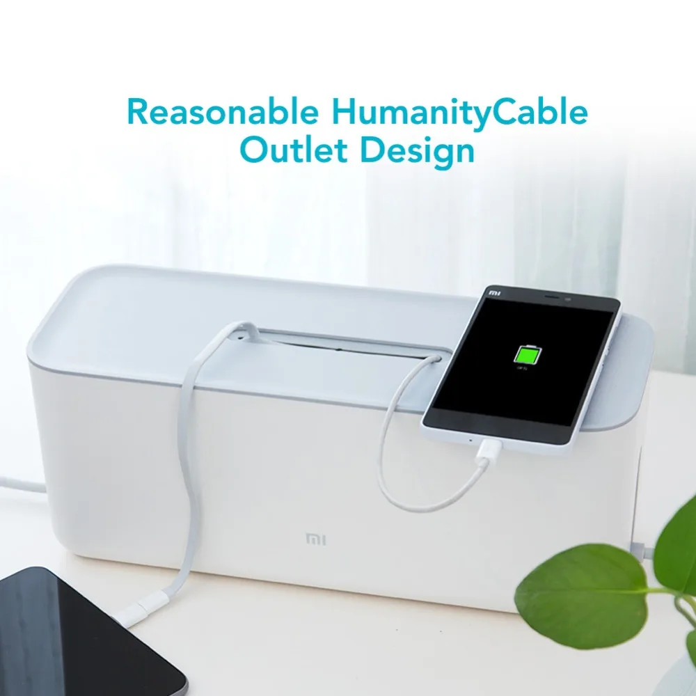 Xiaomi Mijia Power Cable Collector Cable Storage Box Cord Organizer ABS Detachable Cover Simple and Stylish Design
Xiaomi Mijia Power Cable Collector Cable Storage Box Cord Organizer ABS Detachable Cover Simple and Stylish Design