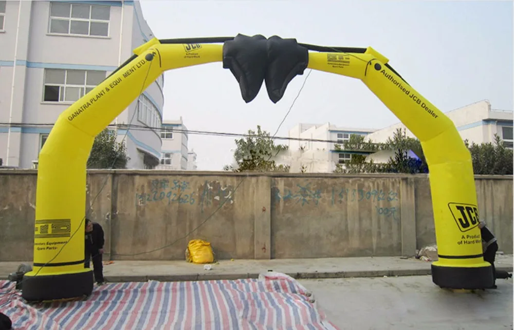 Customized 8 m W yellow Inflatable Excavator,pop up Digger Arch advertising balloon for Theme Events Entrance
Customized 8 m W yellow Inflatable Excavator,pop up Digger Arch advertising balloon for Theme Events Entrance