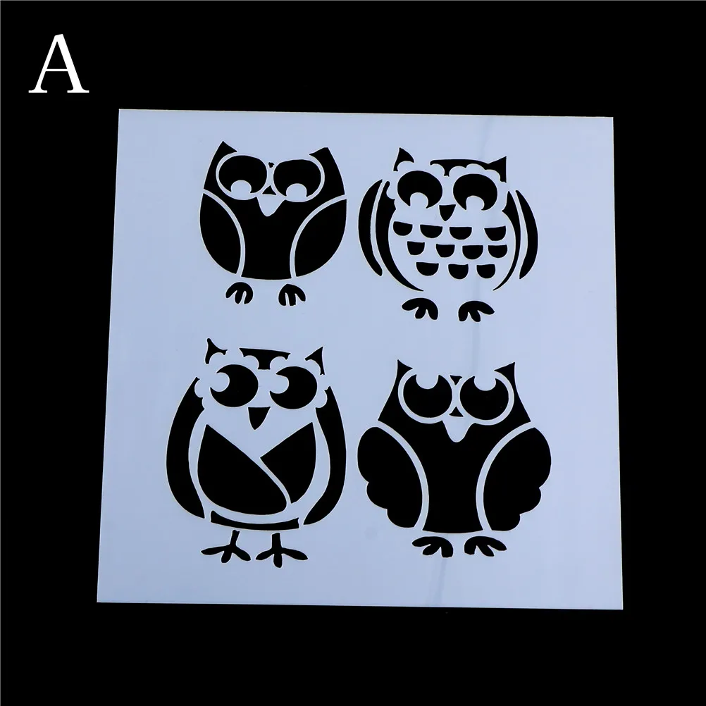 4 styles owls Stencils For Wall Painting Scrapbooking Album Decorative Paper Cards
4 styles owls Stencils For Wall Painting Scrapbooking Album Decorative Paper Cards