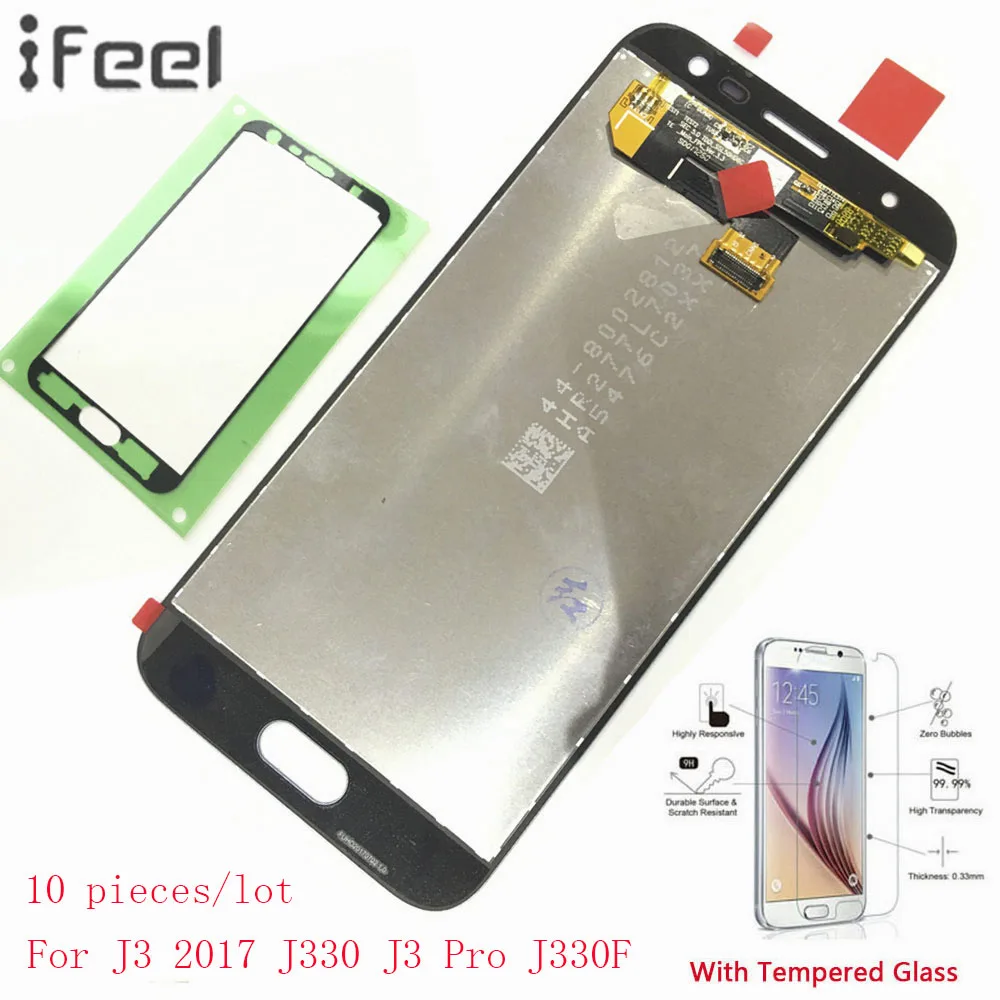 Ifeel 10 шт./лот для Samsung Galaxy J3 2017 J330 Pro j330f j330g ЖК дисплей Дисплей Сенсорный экран