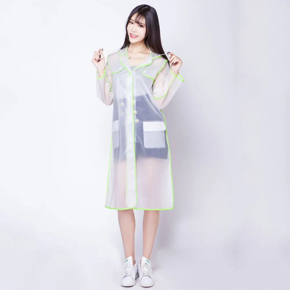 Fashion Raincoat EVA Transparent Clear Hoodie Raincoat Rainwear For Women Men Runway Jackets H8
Fashion Raincoat EVA Transparent Clear Hoodie Raincoat Rainwear For Women Men Runway Jackets H8