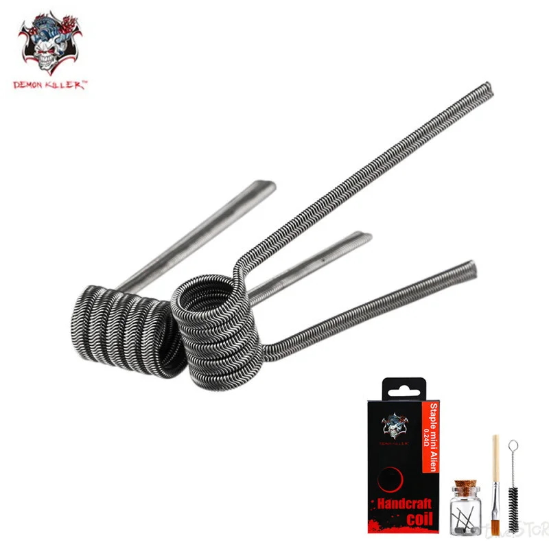 Demon Killer Upgrade Handcraft Coil Staple mini Alien Heating Wires for Ecig RDA Tank Heating Wire Vape Premade Coil
Demon Killer Upgrade Handcraft Coil Staple mini Alien Heating Wires for Ecig RDA Tank Heating Wire Vape Premade Coil