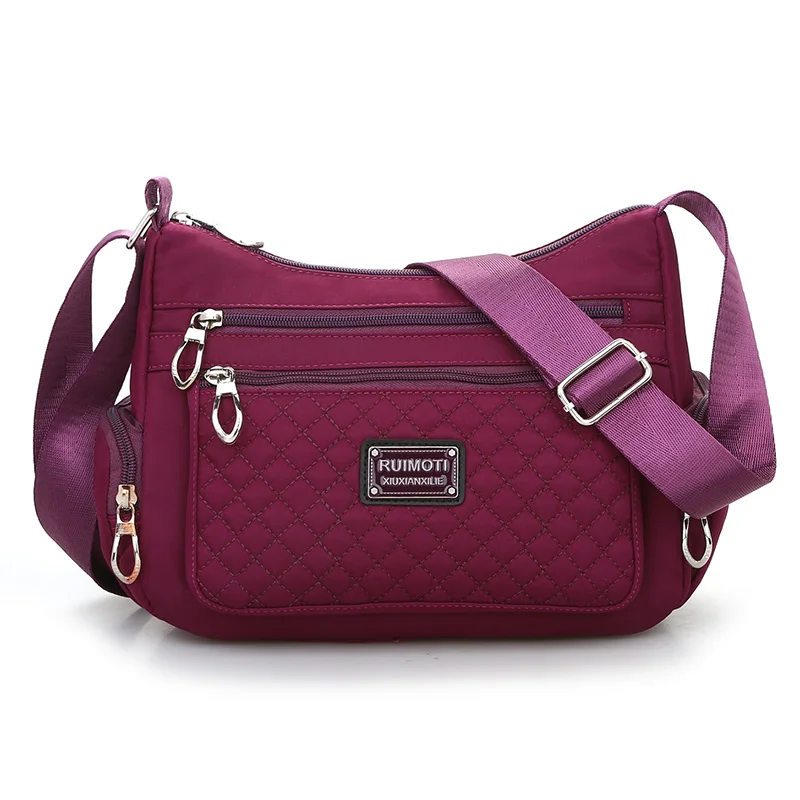 Ling plaid Shoulder Bag Oxford Joker Messenger Bag High Quality Pure color Pureple Crossbody Bag More zippers Vintage Bag Hobos
Ling plaid Shoulder Bag Oxford Joker Messenger Bag High Quality Pure color Pureple Crossbody Bag More zippers Vintage Bag Hobos