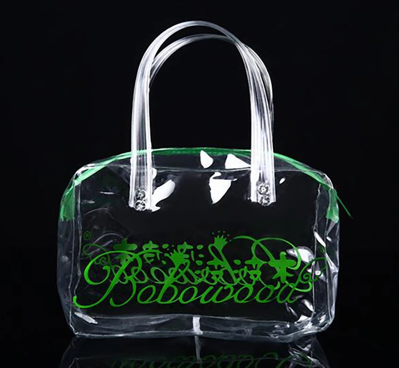 Custom Transparent PVC Handbag Promotional Tote Bag PVC Plastic Vinyl Shopping Bag with Customized Logo Printing
Custom Transparent PVC Handbag Promotional Tote Bag PVC Plastic Vinyl Shopping Bag with Customized Logo Printing
