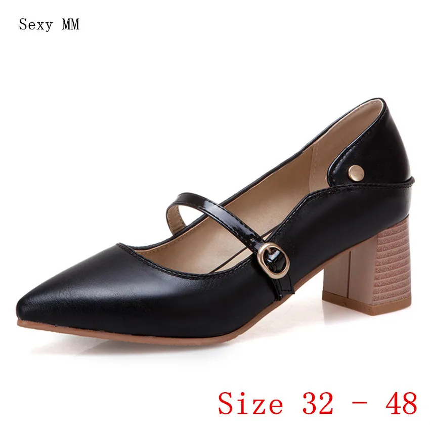 Ladies Pumps Women High Heel Party Shoes Woman Square High Heels Kitten Heels Plus Size 32 33 - 40 41 42 43 44 45 46 47 48
Ladies Pumps Women High Heel Party Shoes Woman Square High Heels Kitten Heels Plus Size 32 33 - 40 41 42 43 44 45 46 47 48