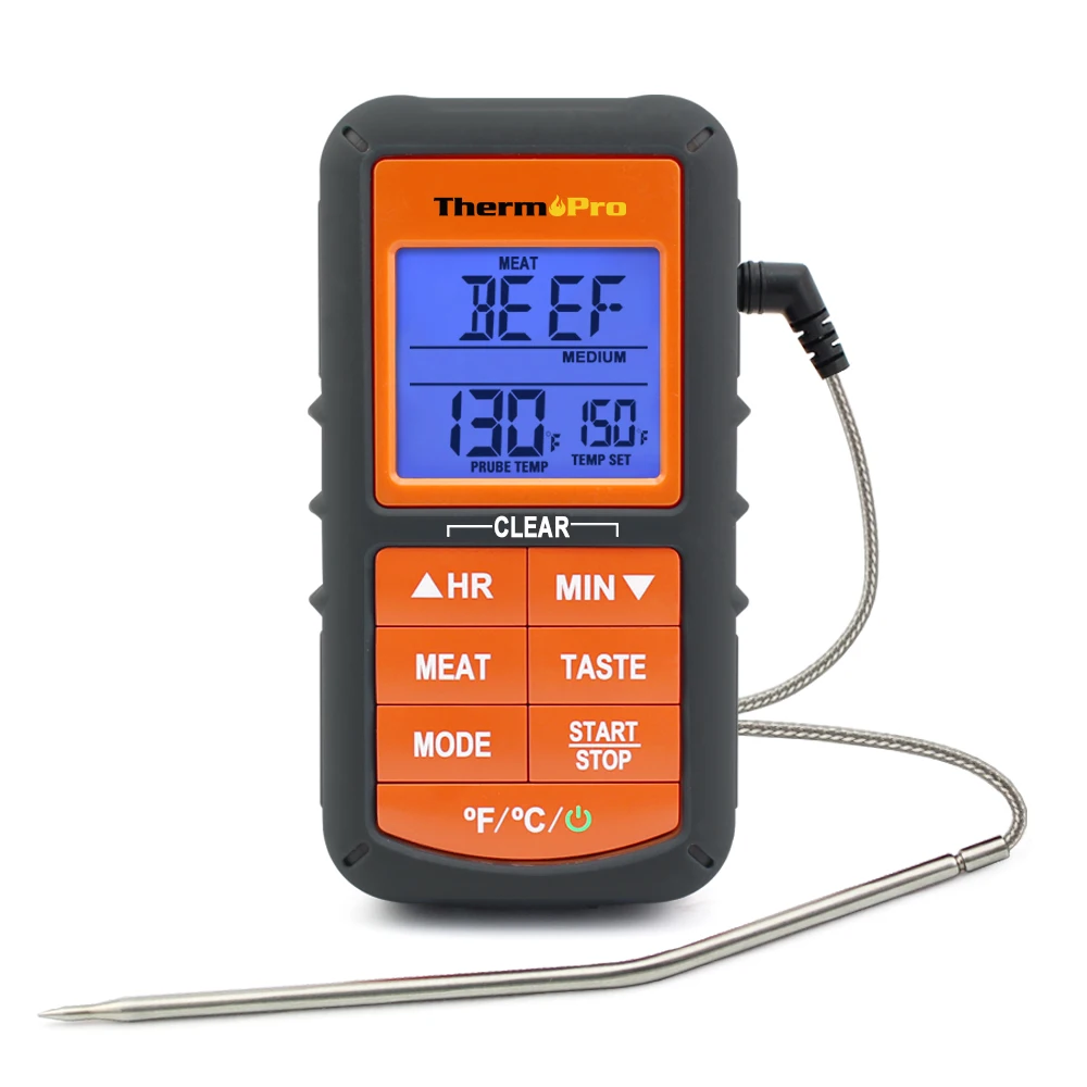 ThermoPro TP06S Цифровой зонд барбекю/курильщика/Кухня Пособия по кулинарии термометр с