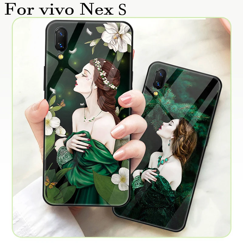 Модный чехол для vivo Nex S для девушек, задняя крышка из закаленного стекла для vivo NexS, чехол для vivo N e x S, чехол для телефона, чехлы, чехлы
Модный чехол для vivo Nex S для девушек, задняя крышка из закаленного стекла для vivo NexS, чехол для vivo N e x S, чехол для телефона, чехлы, чехлы