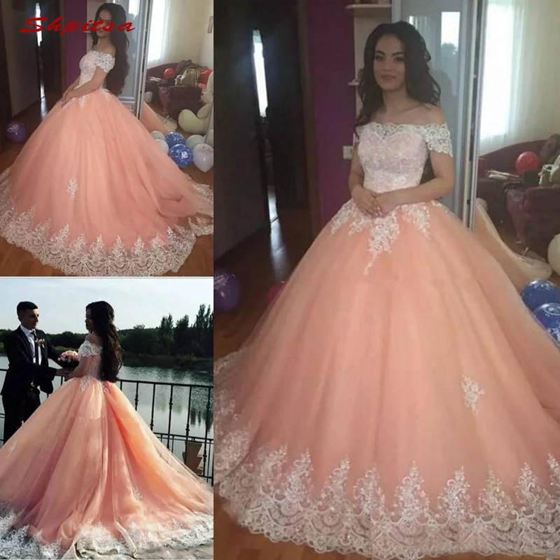 Кружевное бальное платье Quinceanera, бальное платье с открытыми плечами, Тюлевое платье для выпускного, 16-дневное, 15 сладких 16
Кружевное бальное платье Quinceanera, бальное платье с открытыми плечами, Тюлевое платье для выпускного, 16-дневное, 15 сладких 16