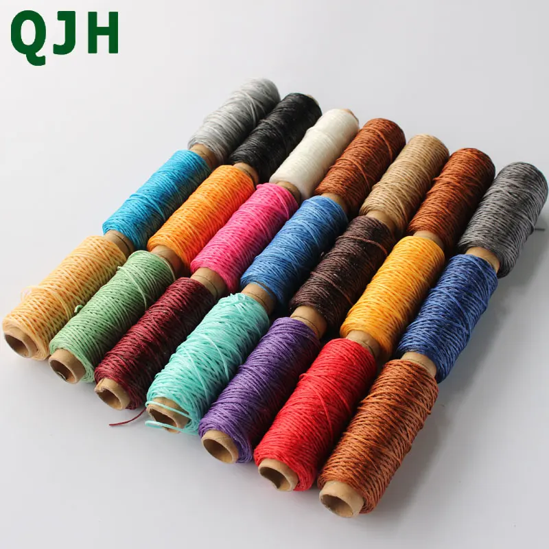 QJH Durable 1mm 150D Leather Waxed Thread Cord for DIY Handicraft Tool Hand Stitching Thread 50 Meters Flat Waxed Sewing Line
QJH Durable 1mm 150D Leather Waxed Thread Cord for DIY Handicraft Tool Hand Stitching Thread 50 Meters Flat Waxed Sewing Line
