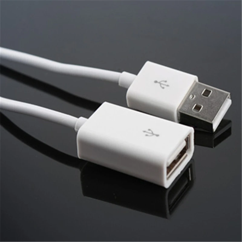 Удлинитель USB кабель USB2.0 жемчужная раковина данных зарядный USBAM/AF 1 м для дома