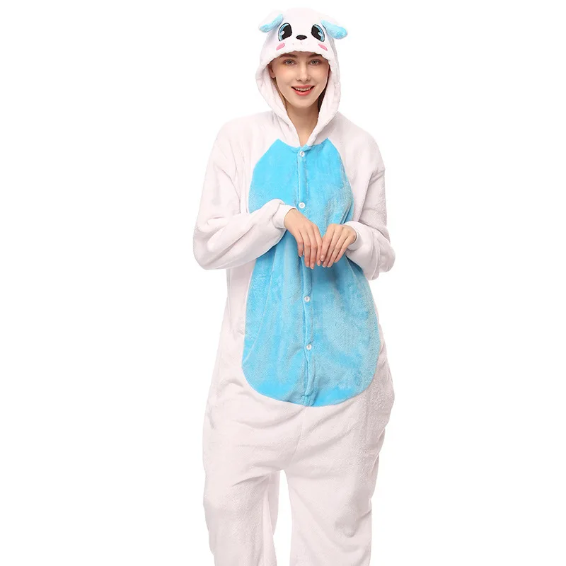 Flannel Cartoon White Rabbit Onesies Animal Pajamas Adult Cosplay Costumes For Carnival
Flannel Cartoon White Rabbit Onesies Animal Pajamas Adult Cosplay Costumes For Carnival