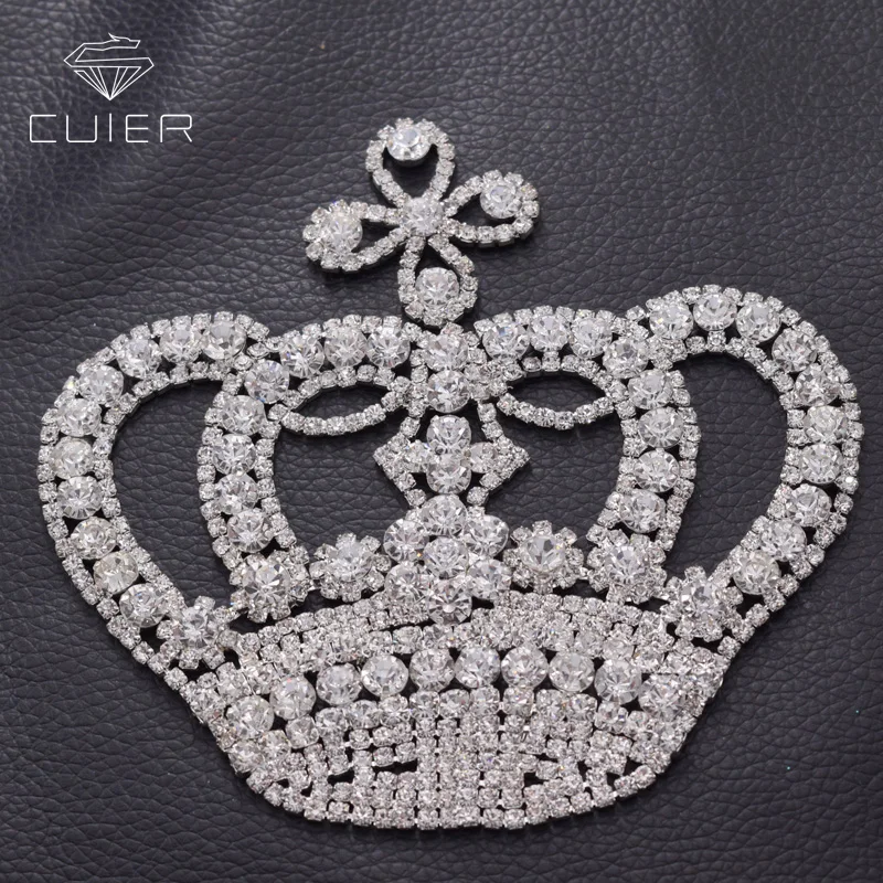 10pcs/lot exquisite clear crown sewing wedding dress appliques rhinestones glass sew on cltohing bridal patches DIY trims
10pcs/lot exquisite clear crown sewing wedding dress appliques rhinestones glass sew on cltohing bridal patches DIY trims