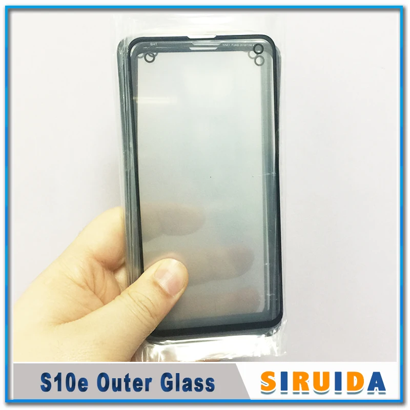1 шт LCD передняя внешняя линза для Samsung Galaxy S10 lite S10lite S10e SM G9700 Замена сенсорного