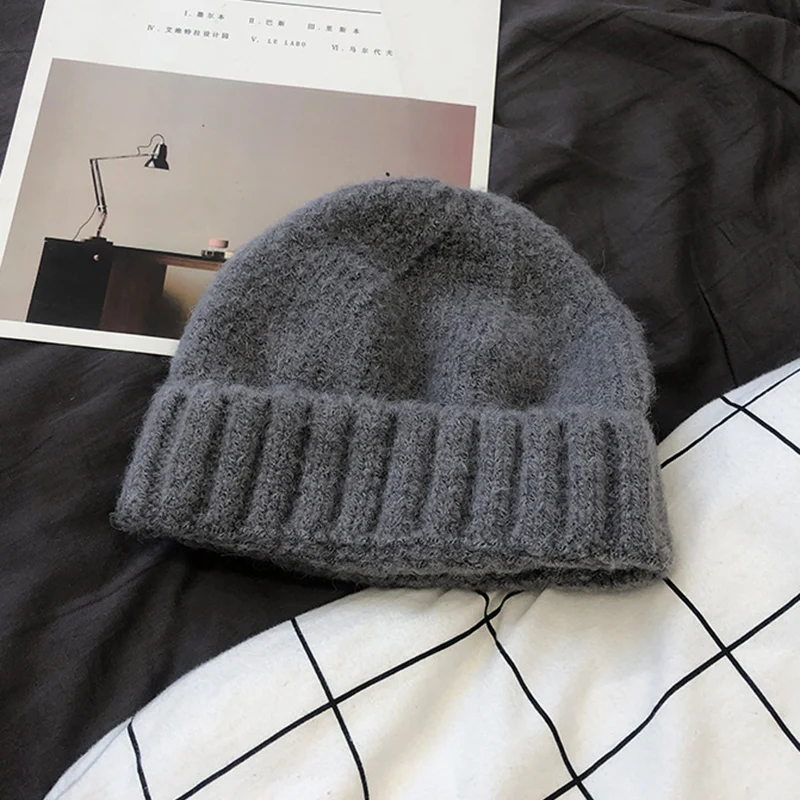 ROSASSY Popular Knitted Beanies Winter Hats Cap for Men Women High Quality Chenille Hip Hop Hat Street Boy | Аксессуары для одежды