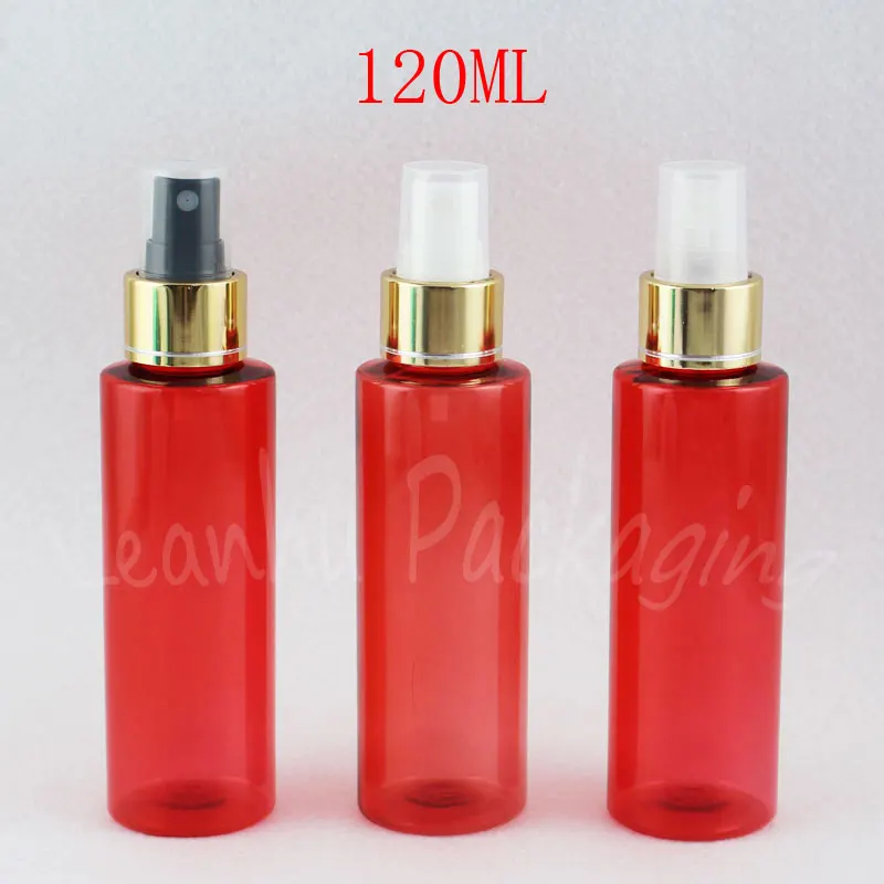 120ML Red Plastic Bottle With Gold Spray Pump , 120CC Makeup Water / Toner Sub-bottling , Empty Cosmetic Container ( 40 PC/Lot )
120ML Red Plastic Bottle With Gold Spray Pump , 120CC Makeup Water / Toner Sub-bottling , Empty Cosmetic Container ( 40 PC/Lot )