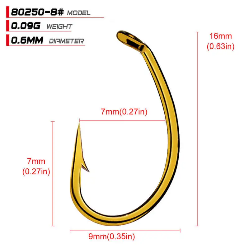 200pcs Fly Hooks Fishing Barbed Hook 8#/12# Size High Carbon Steel Brown fishhook Freshwater Saltwater Fishing Hook weihefishing
200pcs Fly Hooks Fishing Barbed Hook 8#/12# Size High Carbon Steel Brown fishhook Freshwater Saltwater Fishing Hook weihefishing