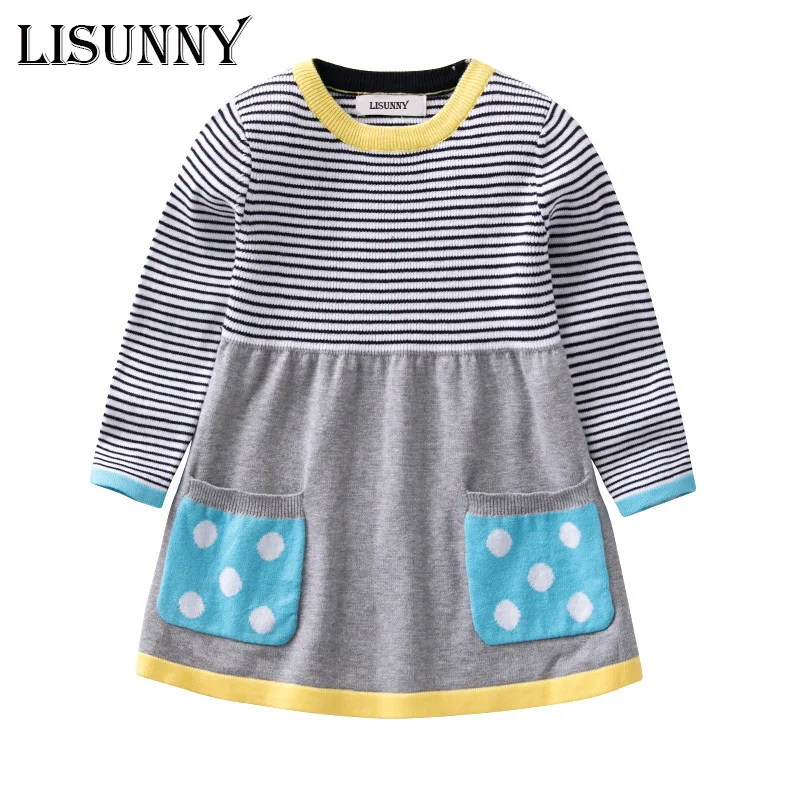 Новинка весна-осень 2021, платье-свитер для девочек, Детский свитер, детская одежда, хлопковая вязаная юбка, джемпер в полоску, пуловер 
Новинка весна-осень 2021, платье-свитер для девочек, Детский свитер, детская одежда, хлопковая вязаная юбка, джемпер в полоску, пуловер