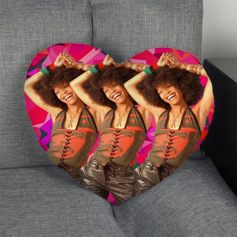 Erykah Badu Custom Heart Shape Pillow Cover Custom Zipper Pillowcase Cover Wedding Home Office Decorative
Erykah Badu Custom Heart Shape Pillow Cover Custom Zipper Pillowcase Cover Wedding Home Office Decorative